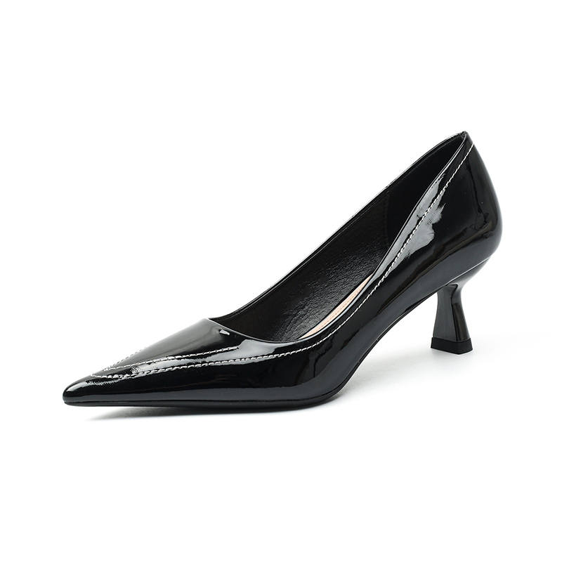 WESTLINK WESTLINK Microfiber Leather Slim Heel High Heels 5.5cm Women's