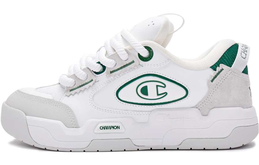 Champion Slip Resistant Abrasion Resistant Slip Resistant Abrasion Resistant Low top Skateboard Shoes Men's Green