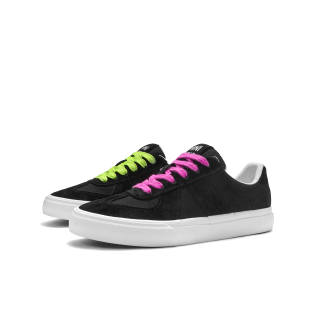 MINISO Skateboard Shoes Unisex Low Top Mismatched Black Purple Green