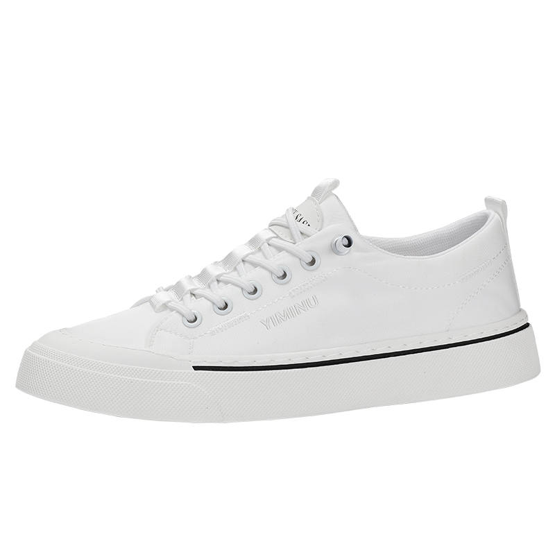YIMINU Men's Casual Shoes Men's Low Top Black