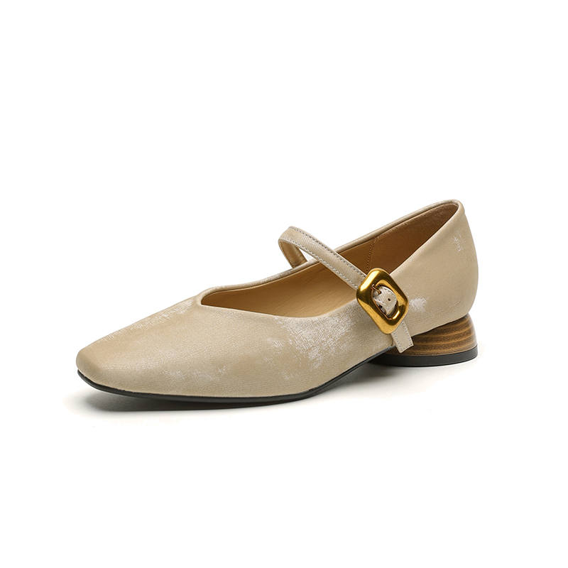 ZUOMILUO Microfiber Leather Mary Jane Shoes 2cm Women's