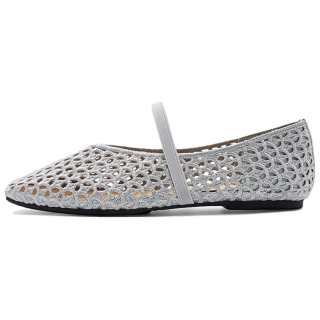 NINE WEST Fabric Flat Mary Jane Shoes Women's
