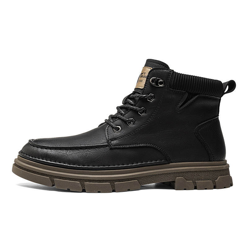 G.N.SHIJIA Short Combat Boots 4cm Men's
