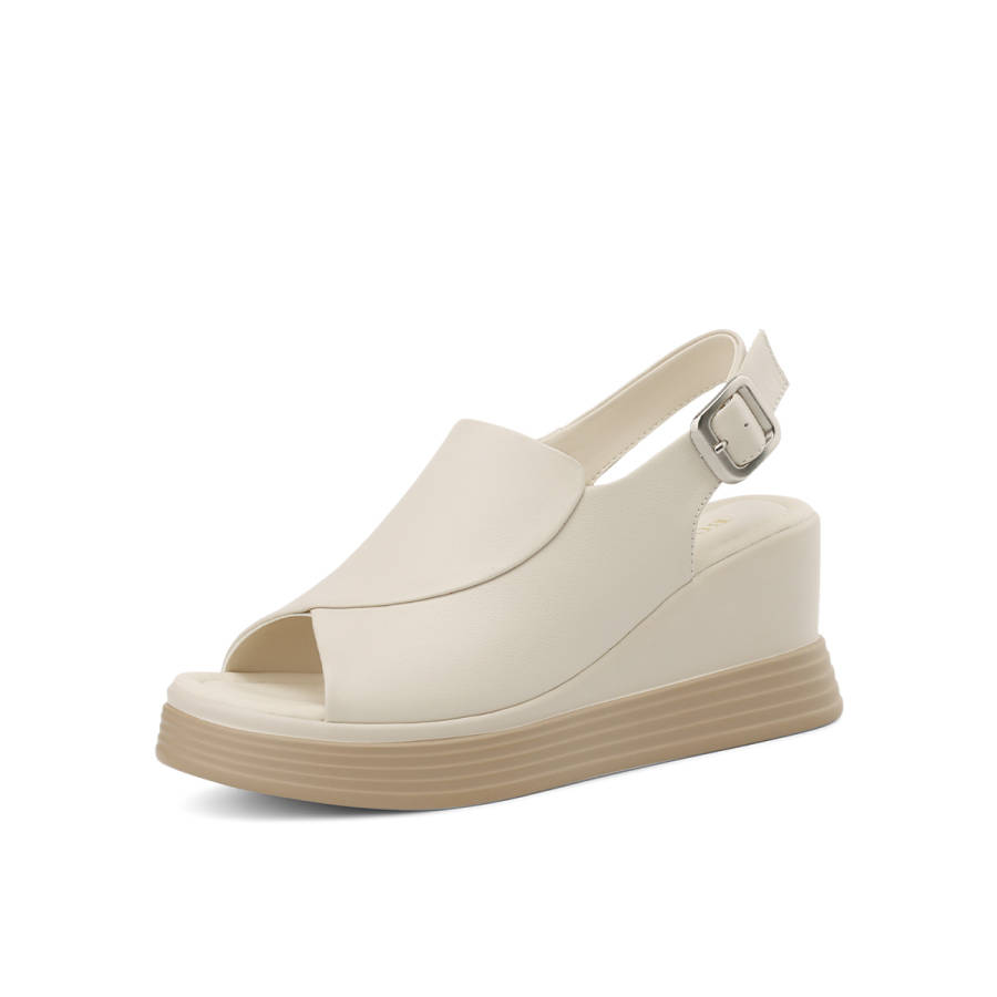BOERDIQI Cow Leather One Strap Sandals 7cm Women's