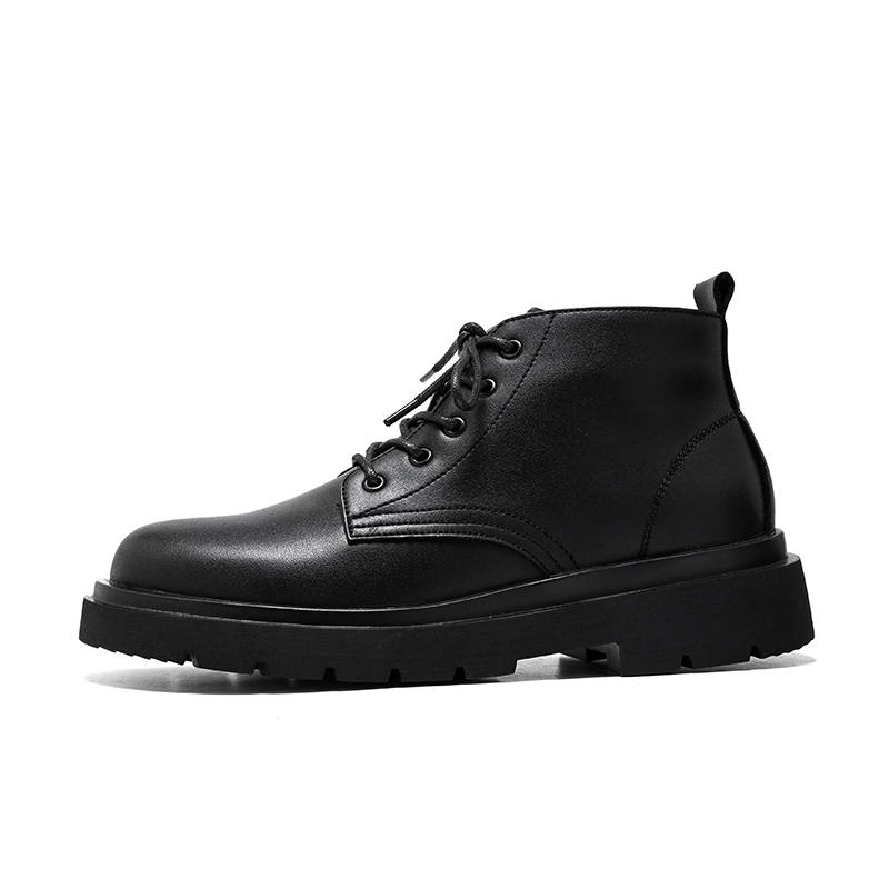 KAQIAODI Microfiber Leather Casual Shoes Men's Black