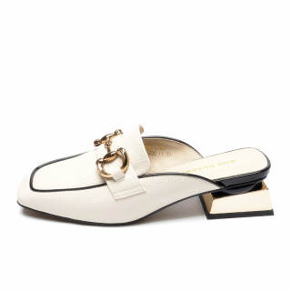 ZHR Top Grain Cow Leather Women's Casual Shoes 4cm Women's