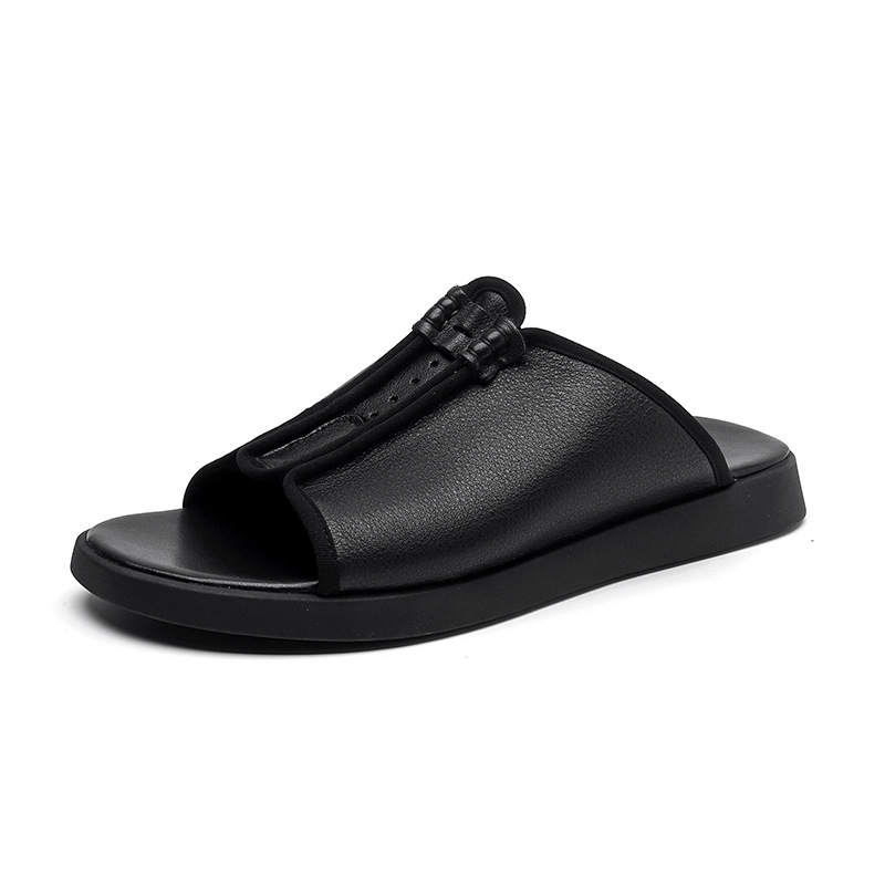Devanro Devanro Abrasion Resistant Abrasion Resistant Slide Slippers Men's Black