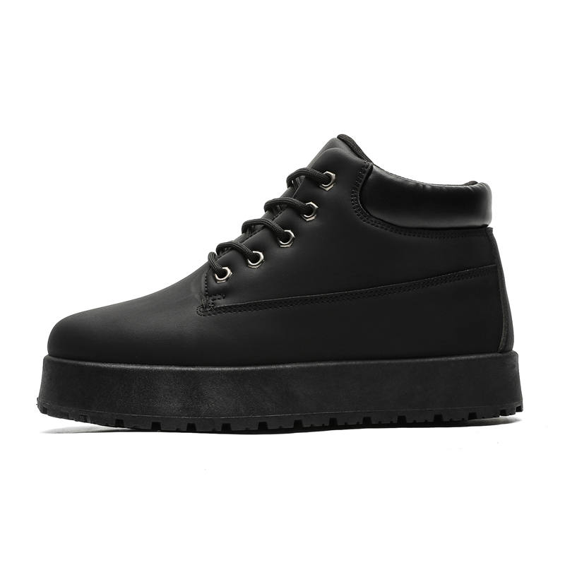 GONGNIUMEILI Combat Boots Men's Black/Khaki
