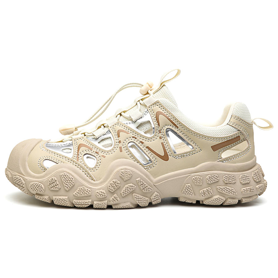 MVA Microfiber Leather River Trekking Shoes Women's Beige