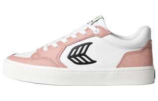 CARIUMA Leather Low top Skateboard Shoes Men's Pink
