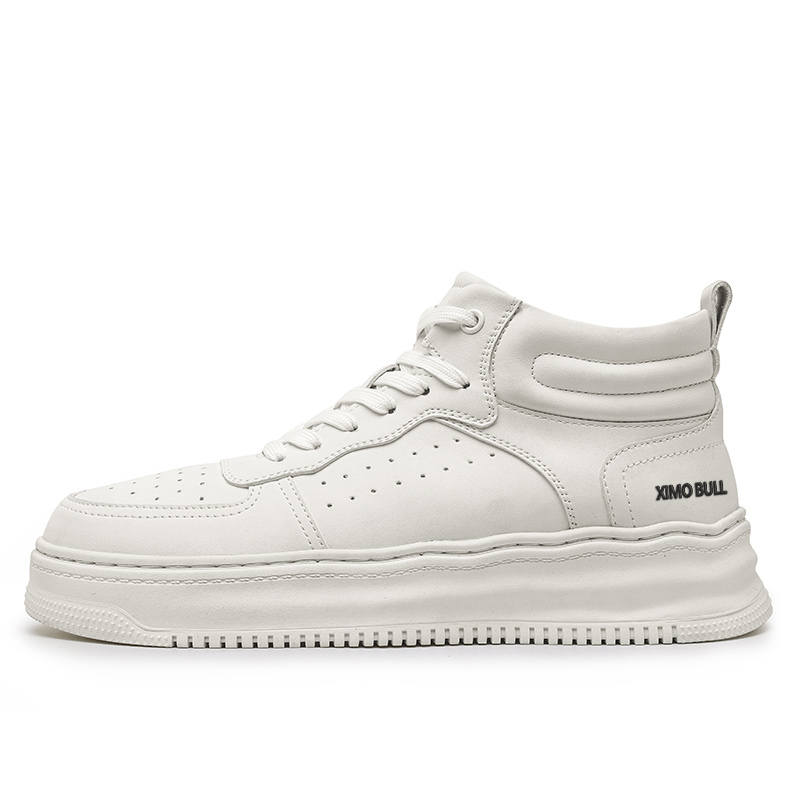 XIMO BULL Top Grain Cow Leather Slip Resistant Abrasion Resistant Slip Resistant Abrasion Resistant Mid top