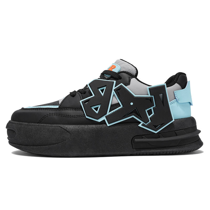 GONGNIULEITING Synthetic Leather Low top Skateboard Shoes Men's