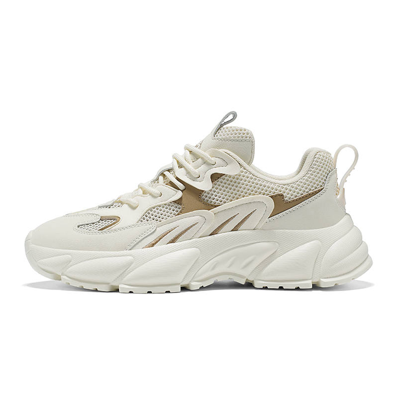 HLA HLA Chunky Sneakers Men's Low Top Beige Light Gray