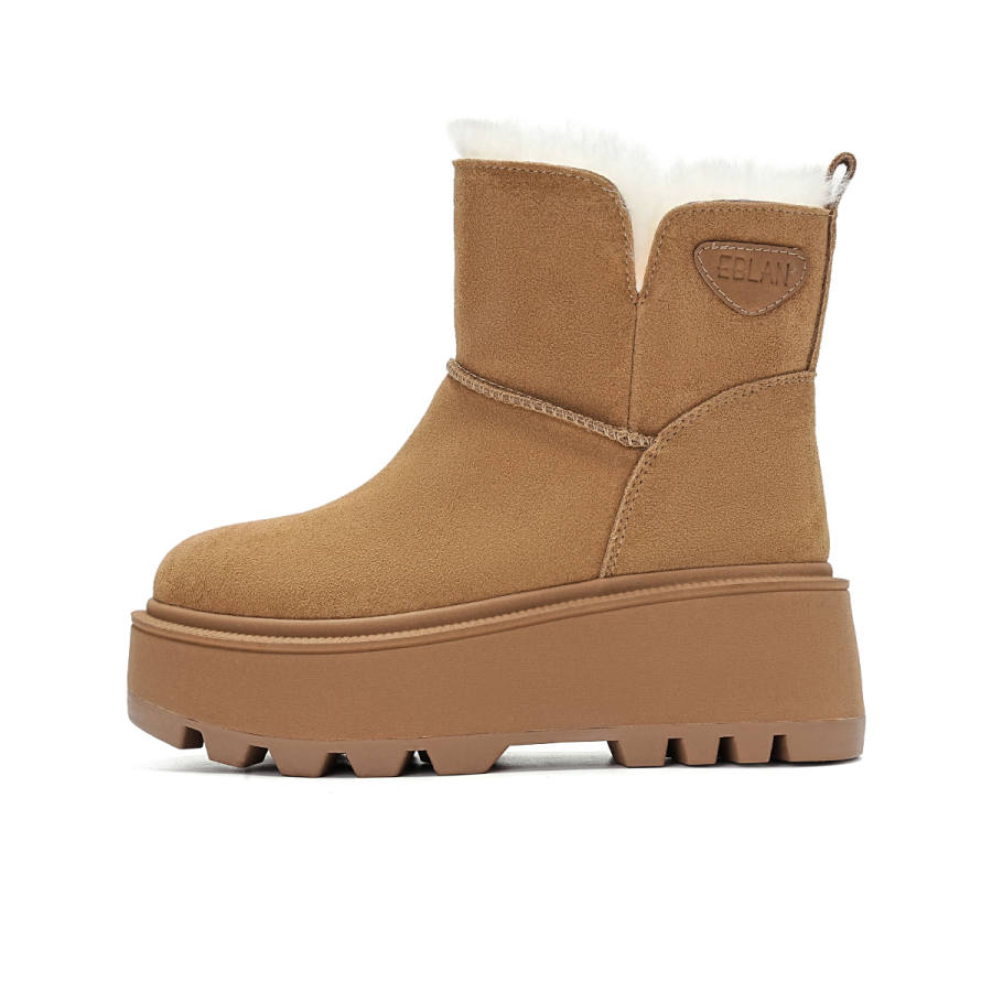 EBLAN EBLAN Snow Boots Women's Camel