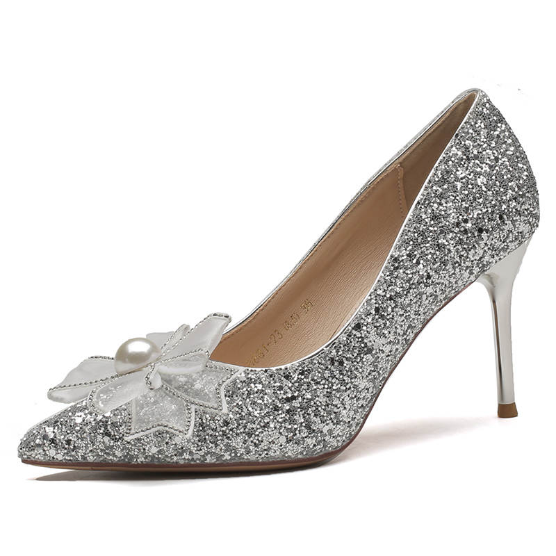 KATHRYN WILSON Galaxy Romantic Slim Heel High Heels 8.5cm Women's
