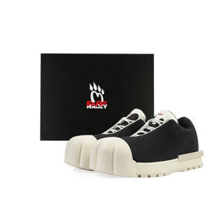 FVVO MAOZYWORLD x FVVO Ankle Boots Unisex Black White