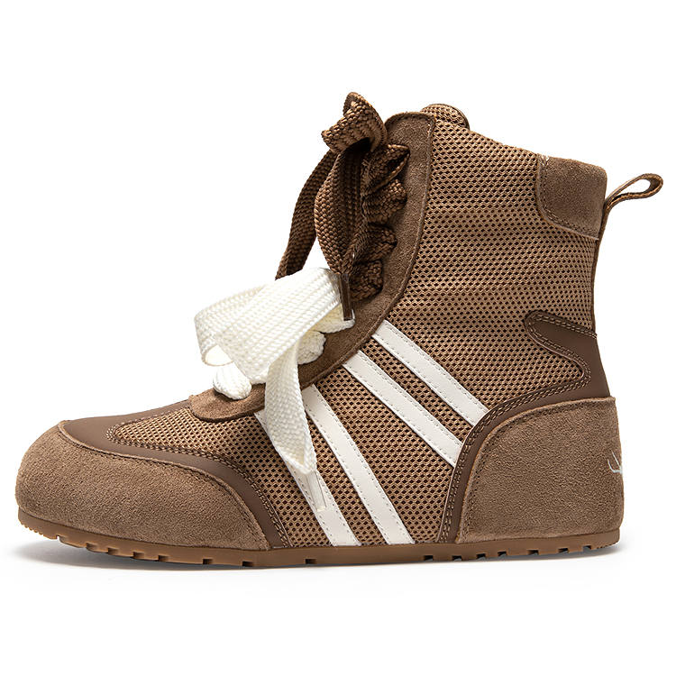 MIO Ankle Boots Women's Brown/White Color