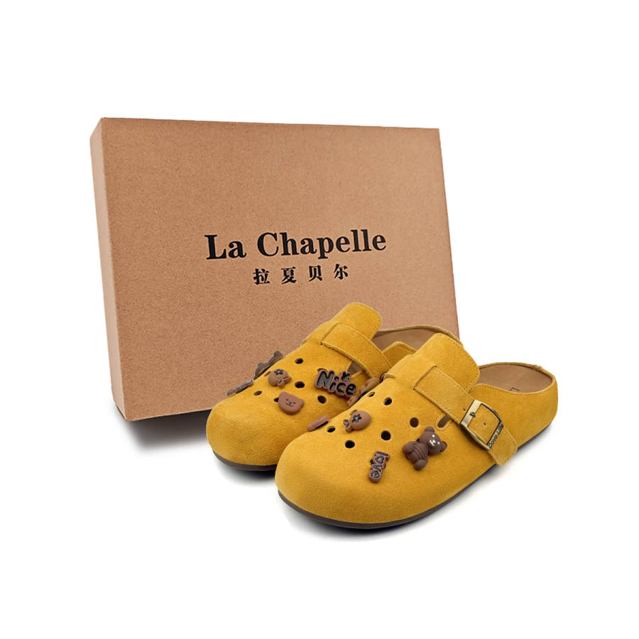 La Chapelle Closed Toe Slippers Women's Yellow