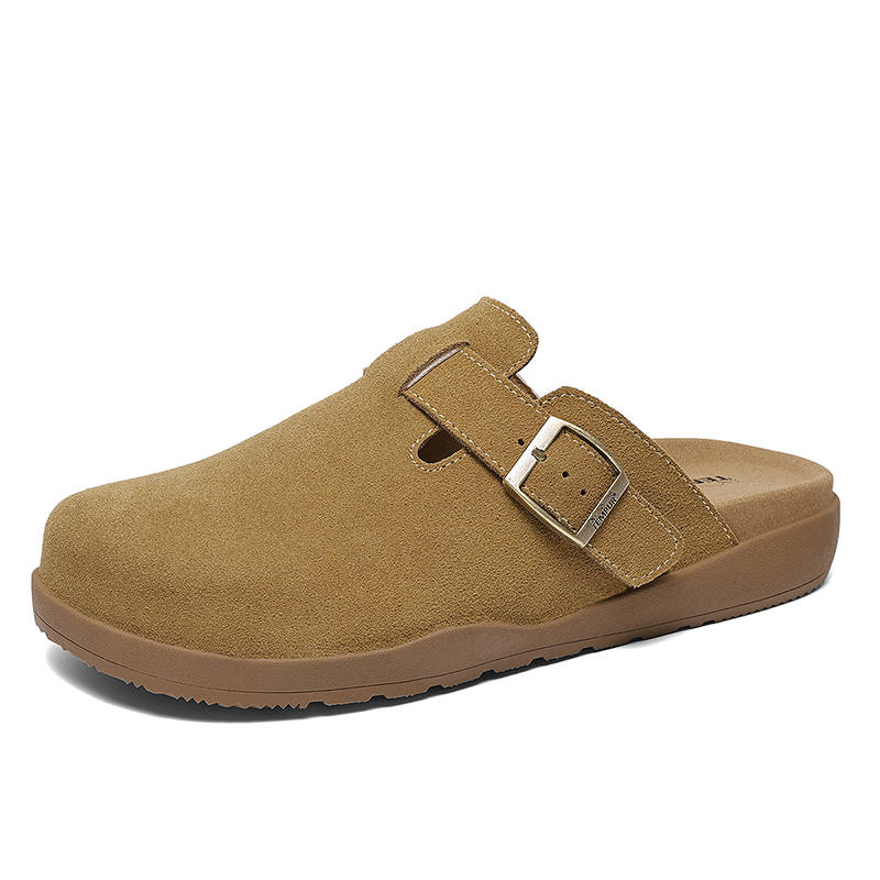 TEMPUR TEMPUR Closed Toe Slippers Unisex Wheat Ear Brown