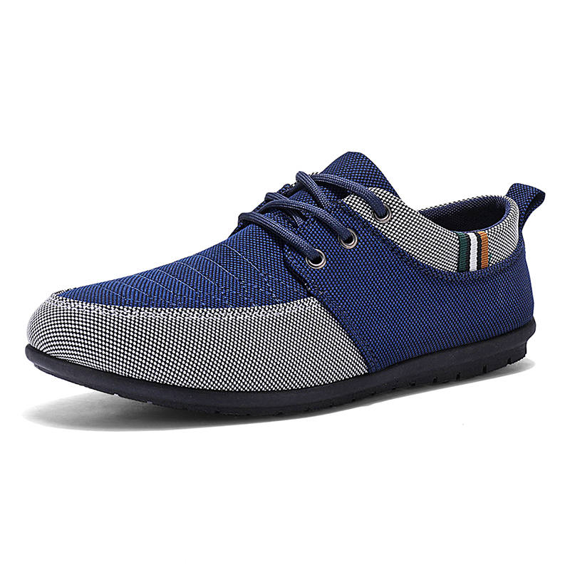 SHOUBA Fabric Cushioning, Wear Resistant Low top Casual Shoes Men's