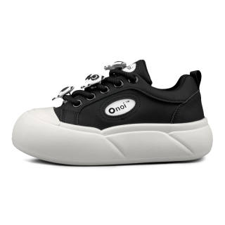 WENPU Microfiber Leather Slip Resistant Abrasion Resistant Low top Skateboard Shoes Women's