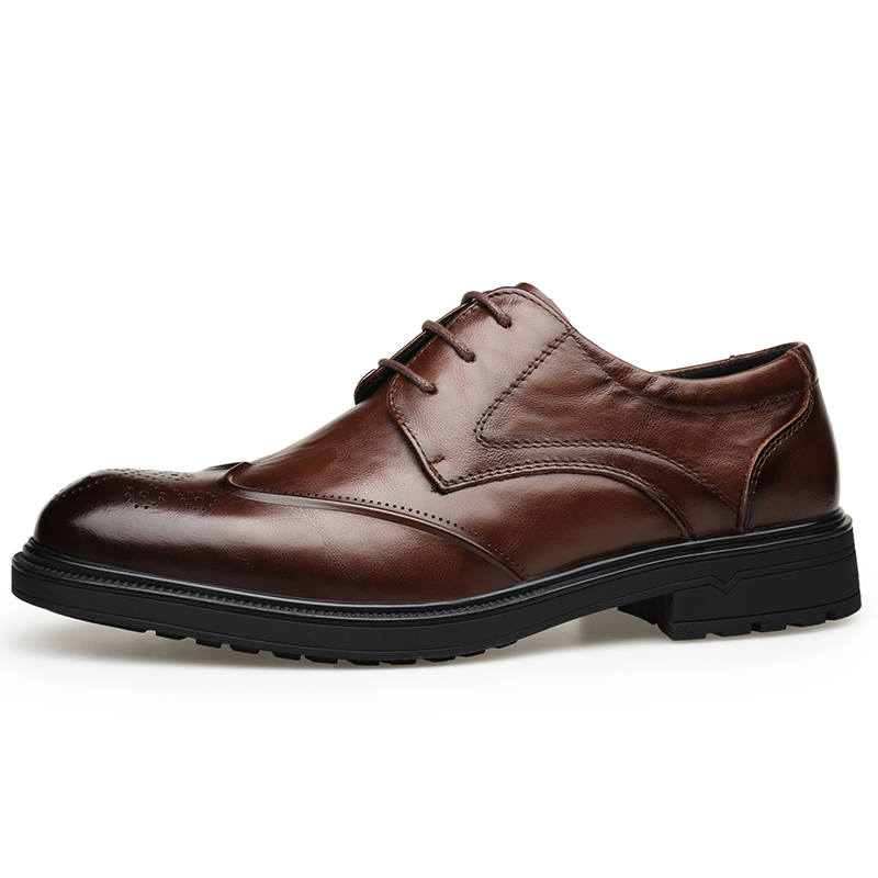 SHUPATE Casual Leather Shoes Men's Low Top