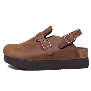 DONGYUANWUZUO Cork Sole Odor Resistant, Slip Resistant, Antibacterial Closed Toe Slippers Unisex