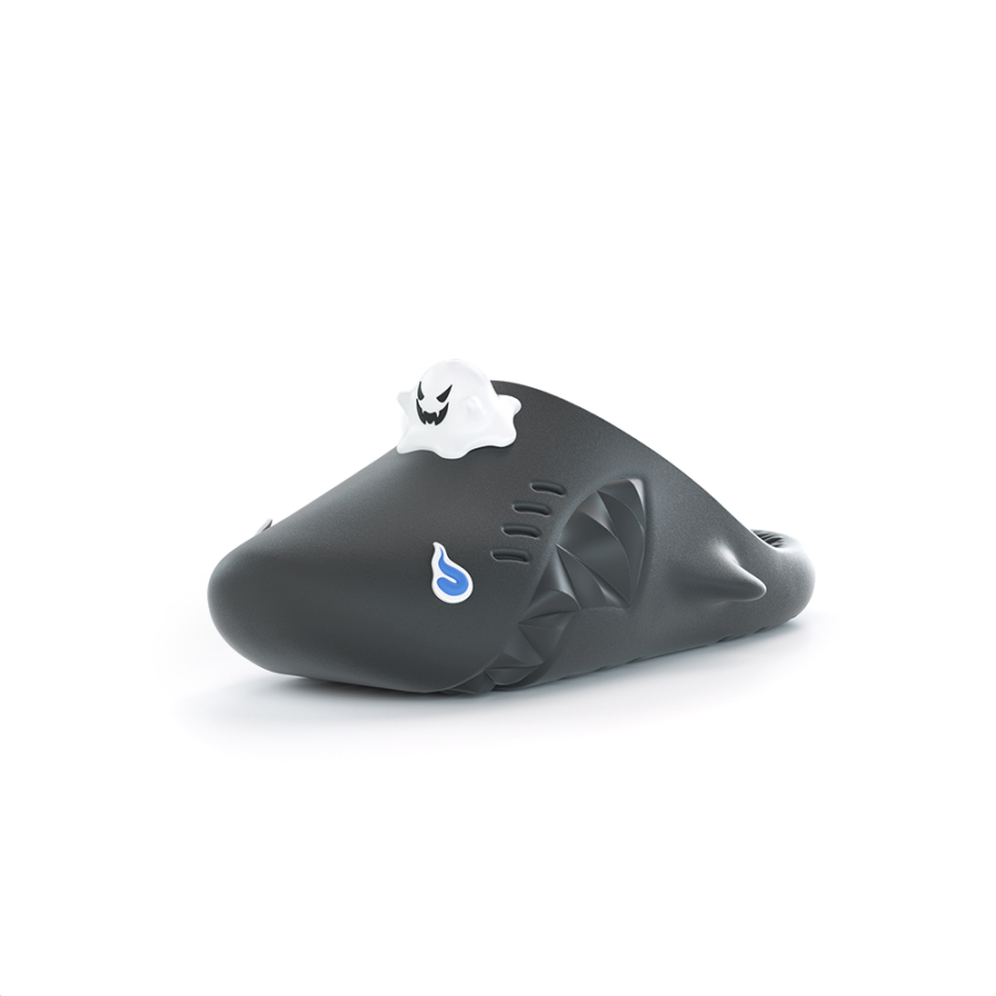 HelloSlippers HelloSlippers Shark Müller Sharkicks Mule Ghost, Closed Toe Slippers Unisex