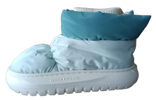 SHULUAN Pu High top Casual Shoes Women's Blue