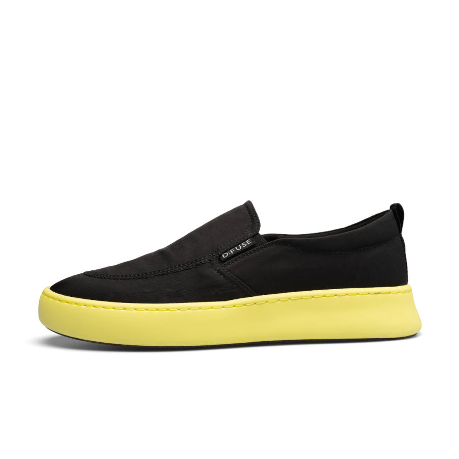 D:FUSE SCANDINAVIA D FUSE SCANDINAVIA Fabric Low top Casual Shoes Men's Black