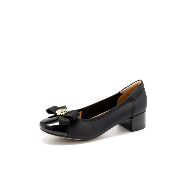 AOKANG Chunky Heel High Heels Women's Black
