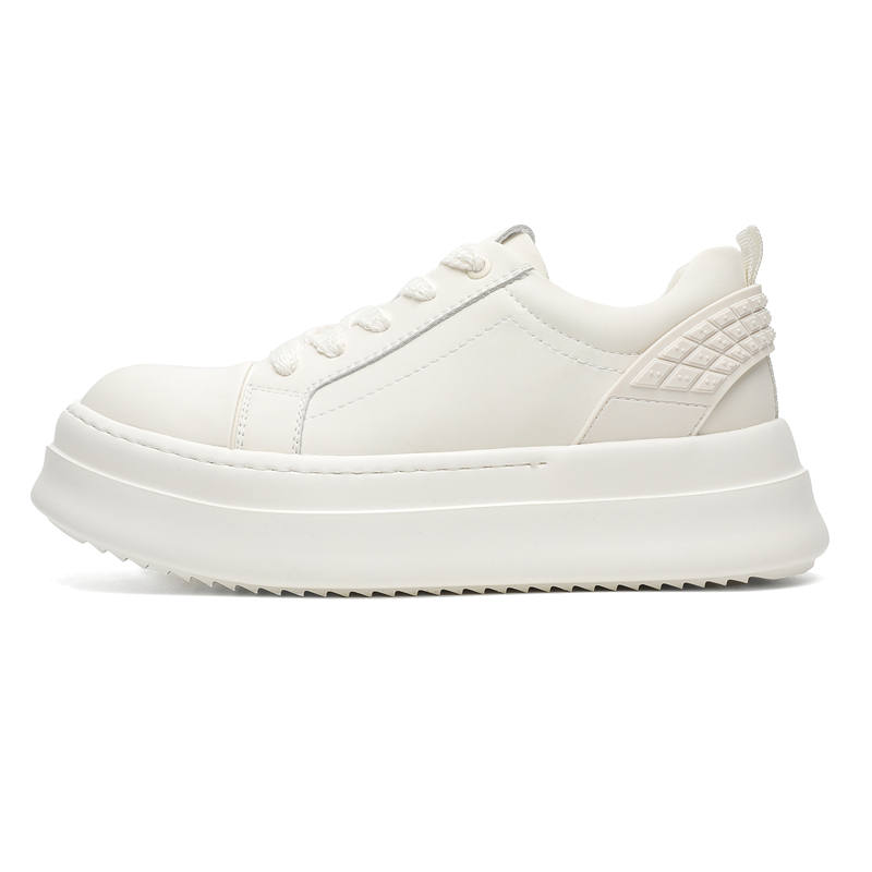 MINGYITU Cow Split Leather Slip Resistant Abrasion Resistant Slip Resistant Abrasion Resistant Low top Skateboard Shoes