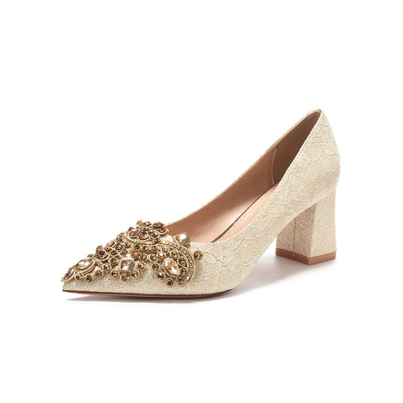 ZUOMILUO High Heels Women's Gold
