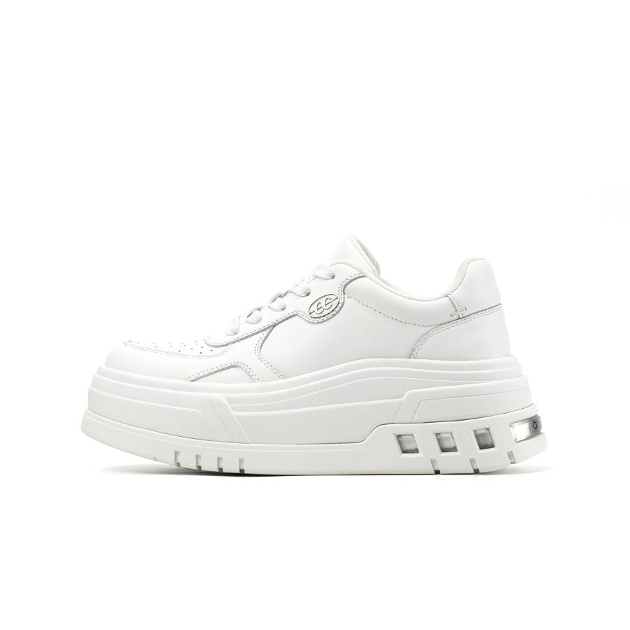 OOPPSS C Top Grain Cow Leather Low top Skateboard Shoes Women's