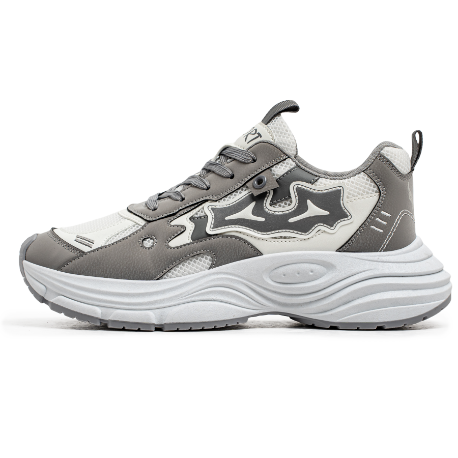 GONGNIUMEILI Pu Slip Resistant Slip Resistant Low top Chunky Sneakers Men's