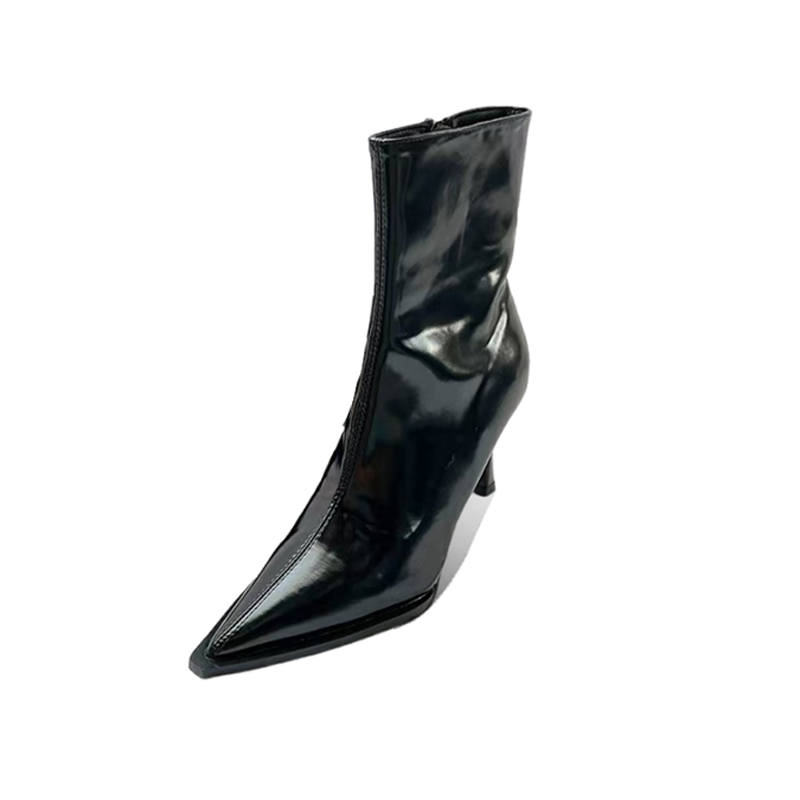 LUNNIFEIYA Pu Ankle Boots Women's