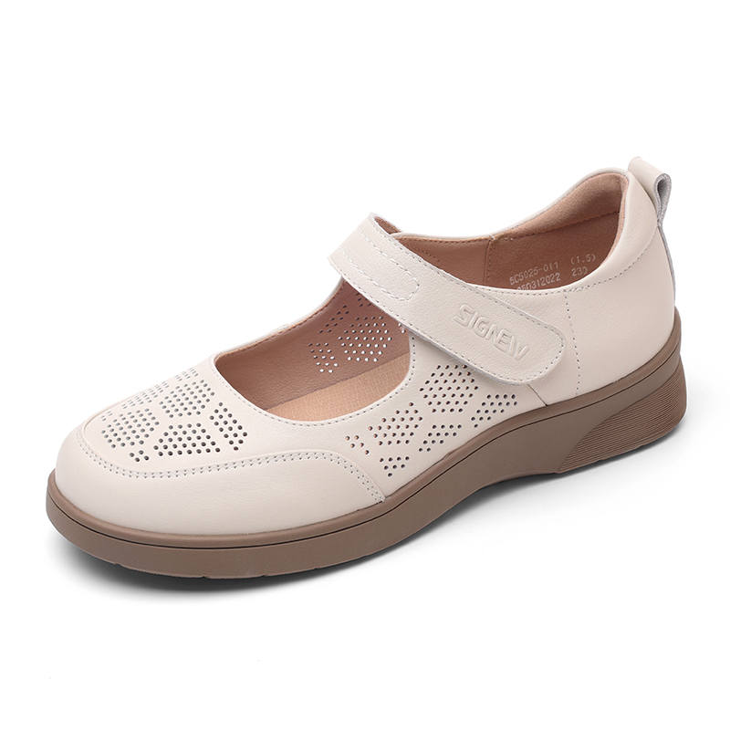 XINNUO Cow Leather Casual Shoes Women's