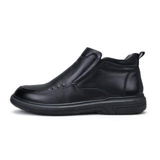 LUOMAIKE Cow Leather Casual Shoes Men's Black