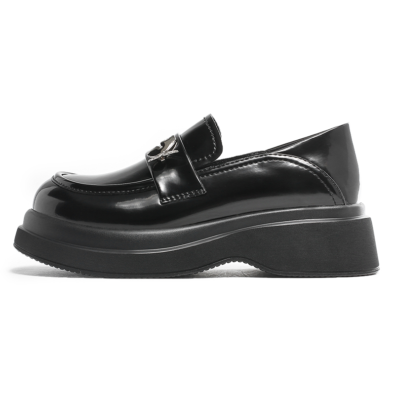 BOJUEMAO Loafers Women's Black/Ecru