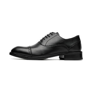 GZZ Dress Shoes Men's Low Top Black/Brown