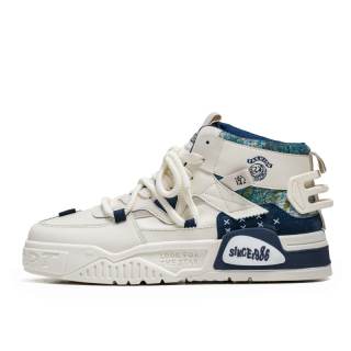 PNKE Slip Resistant Slip Resistant High top Skateboard Shoes Men's