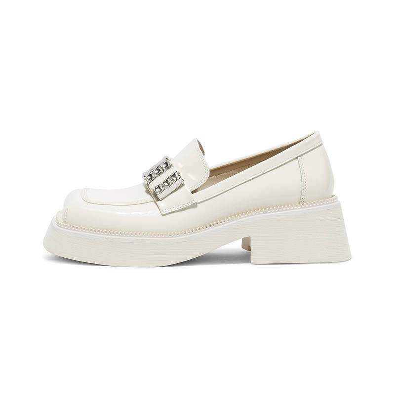 Coup De Foudre Top Grain Cow Leather Platform Shoes Women's