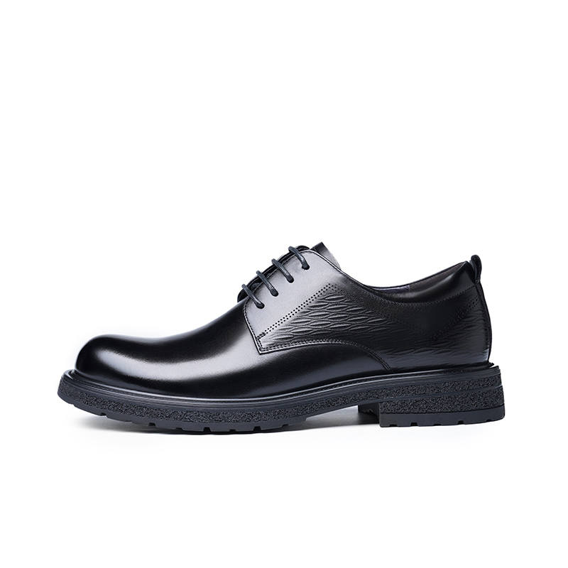 LAORENTOU Top Grain Cow Leather Dress Shoes Men's