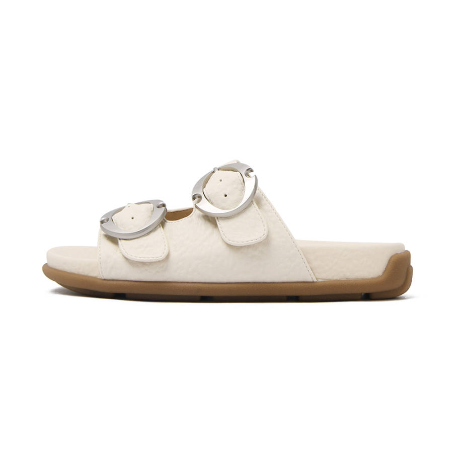 CAMEIDO Slip Resistant Slip Resistant Slide Slippers Women's Beige