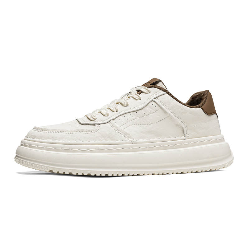 DAOTUSEN Microfiber Leather Slip Resistant Abrasion Resistant Low top Skateboard Shoes Men's