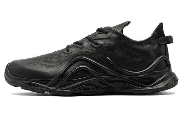 Ecco Cow Leather Low top Casual Shoes Women's Black