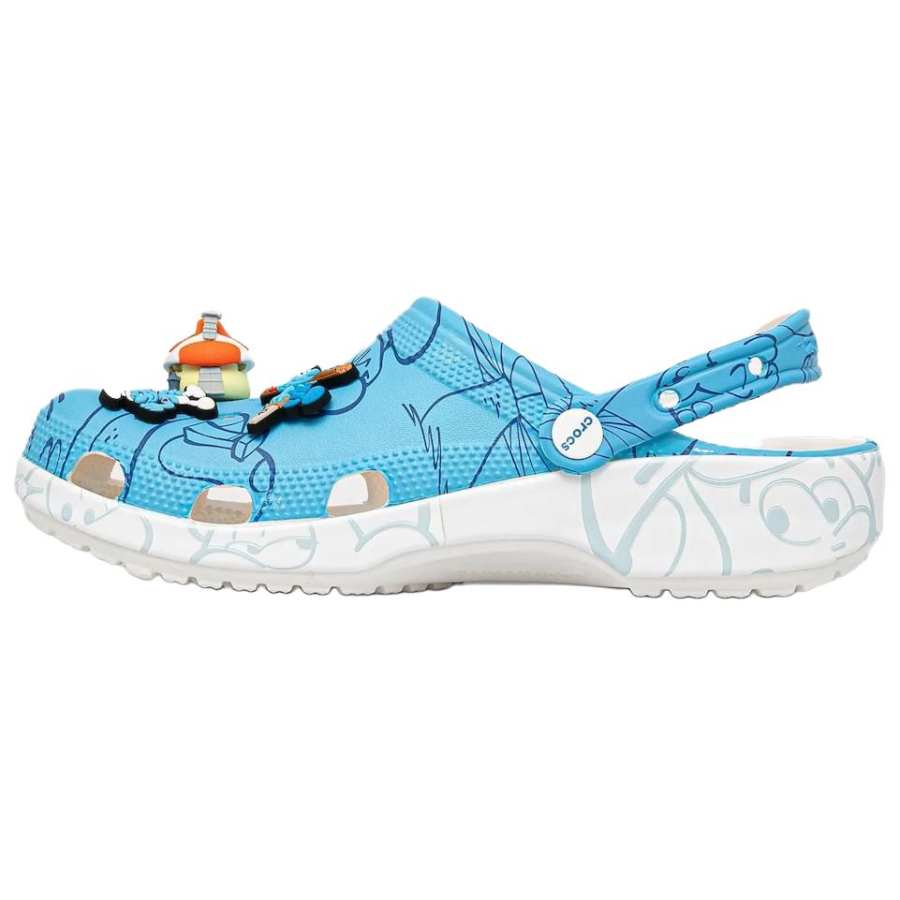 Crocs Crocs Classic Smurfs Clog Clogs Unisex Blue