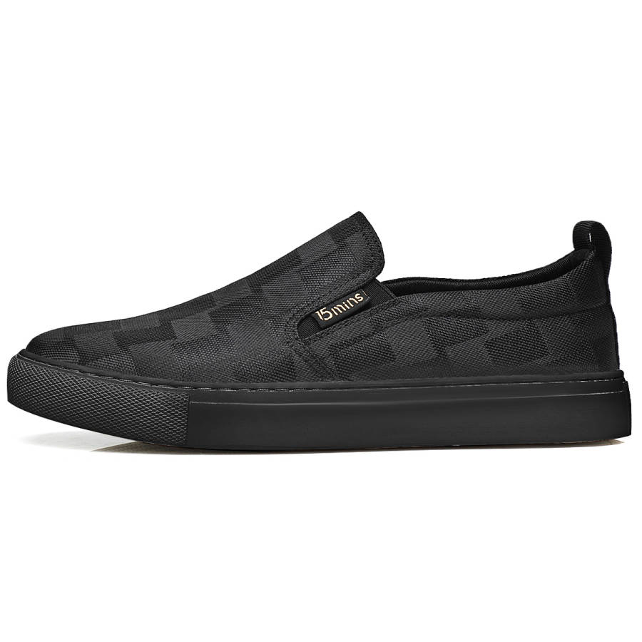 15 MINS Men's Casual Shoes Men's Low Top Black