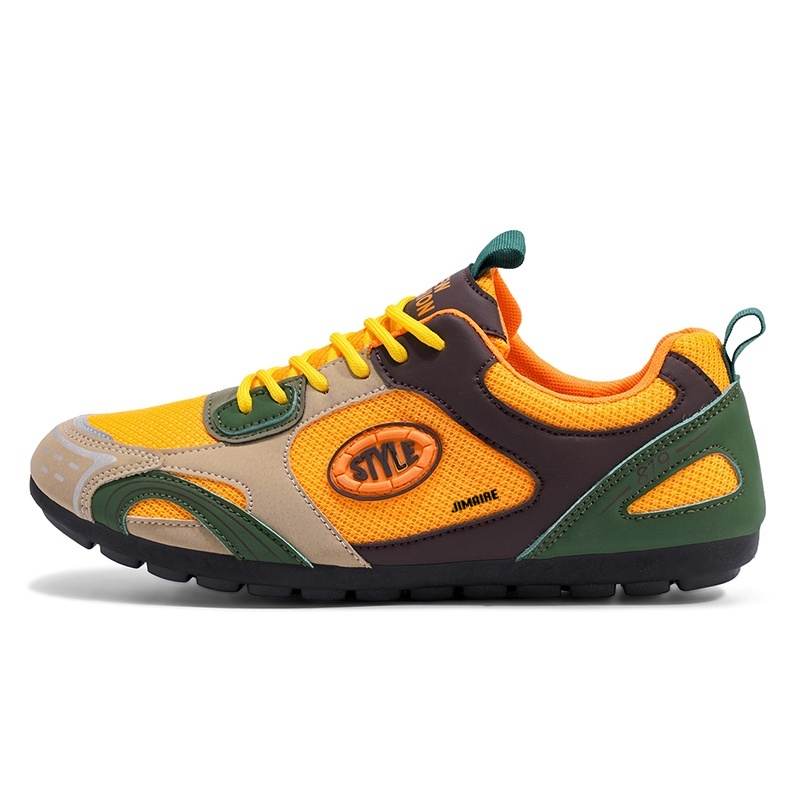 JINMAIWANG Microfiber Leather Breathable Low top Casual Shoes Men's
