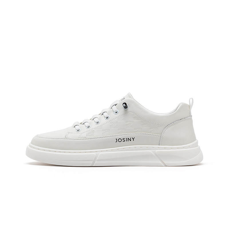 JOSINY Synthetic Leather Breathable Low top Stylish Skateboarding Shoes Men's